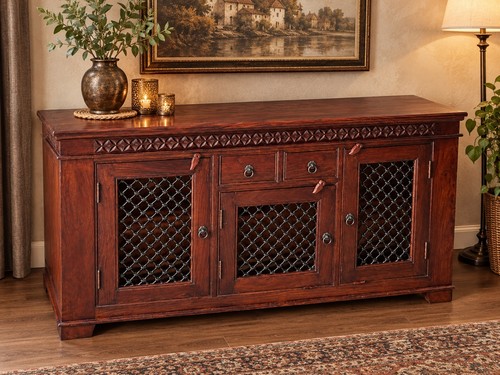 Anrichte sideboard braun holz - sideboard,