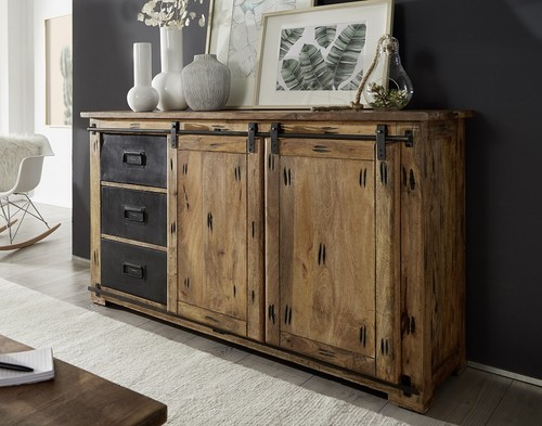 Sideboard anrichte massivholz - sideboard,