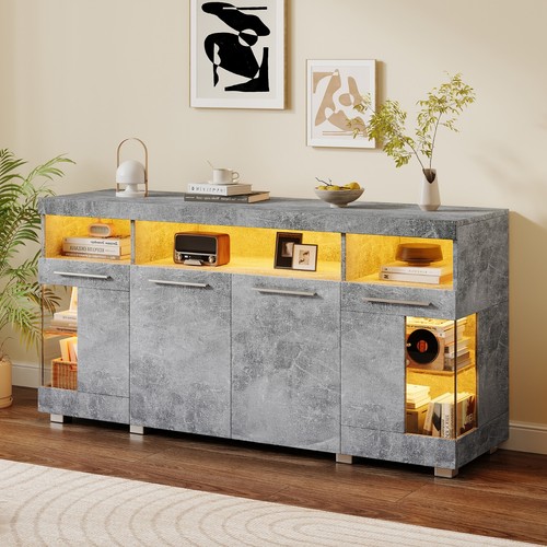 Grau sideboard kommode - grau,