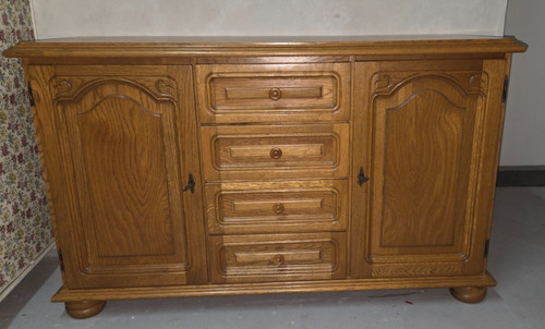 Holz anrichte sideboard braun - holz, anrichte/sideboard