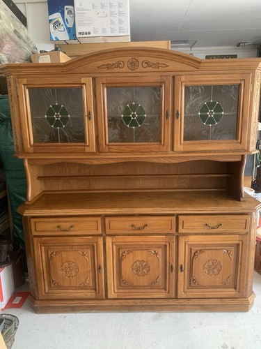 Holz anrichte buffet mit - anrichte/buffet,