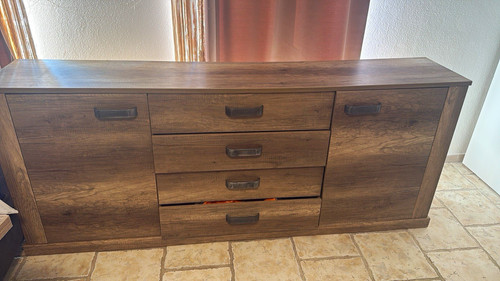 Holz anrichte sideboard - holz, braun