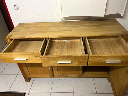 Holz anrichte sideboard braun - anrichte/sideboard,